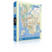 New York Subway Map Pussel 500 bitar